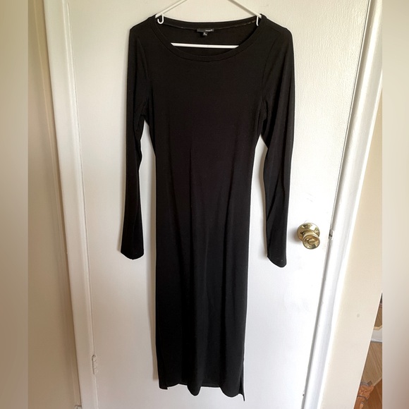 Aritzia Wilfred Free Cut-Out Midi Knit Dress Size Medium - Picture 2 of 4